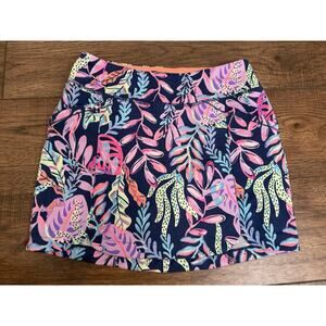 Lilly Pulitzer Luxletic Sabbia Skort Skirt Sz S Oyster You've Been Spotted